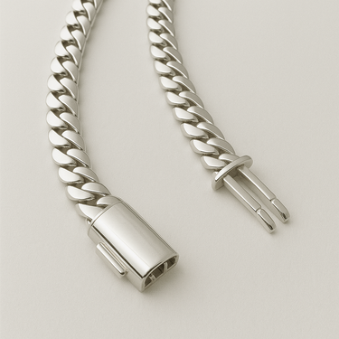 Cuban Link Necklace - 12mm Pure Solid 999 Silver